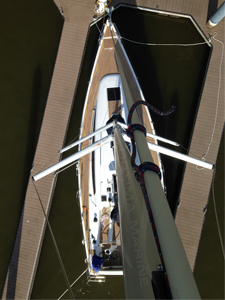 2015 Dehler 38 Forestay Install While Mast on Vessel